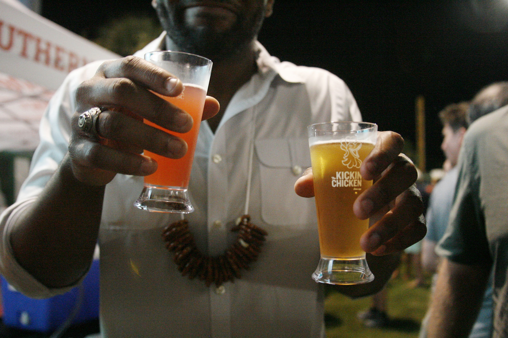 Festival of Beers two glasses